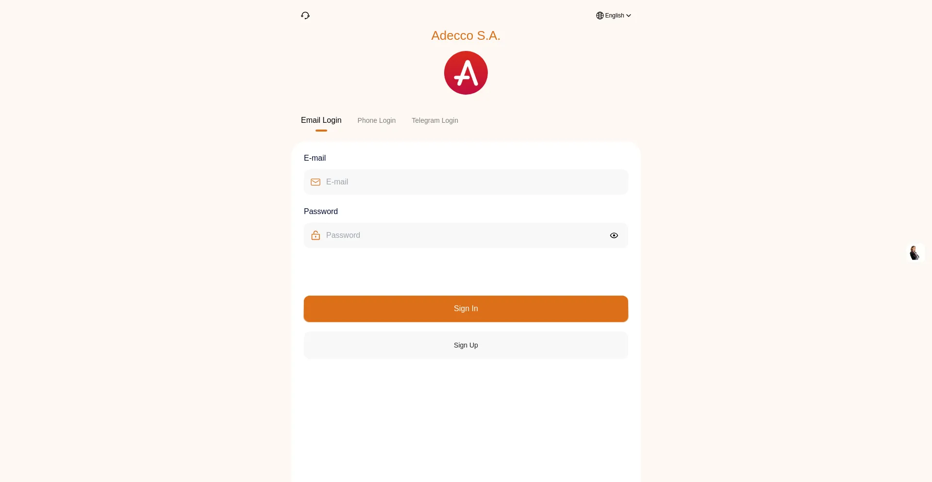Website screenshot of Talent-network.live