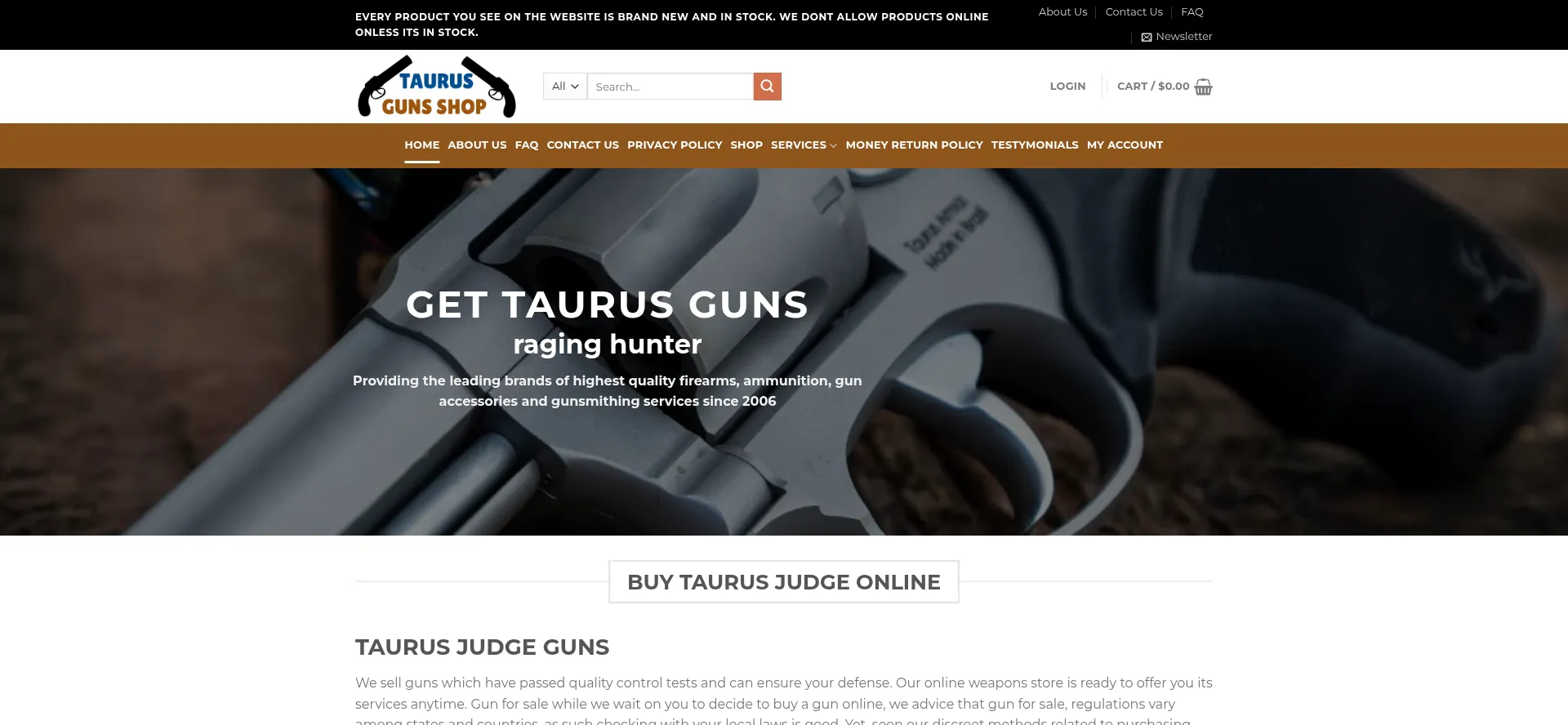 Taurusjudgegunsforsale.com