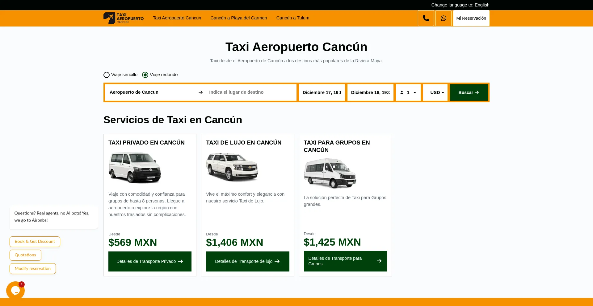 Taxiaeropuertocancun.net