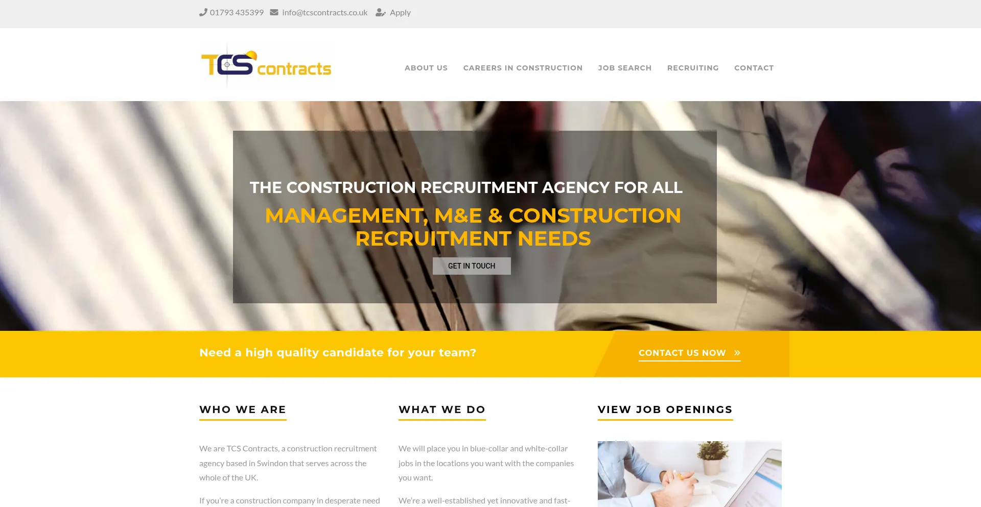 Tcscontracts.co.uk est-il Sûr et Fiable ?