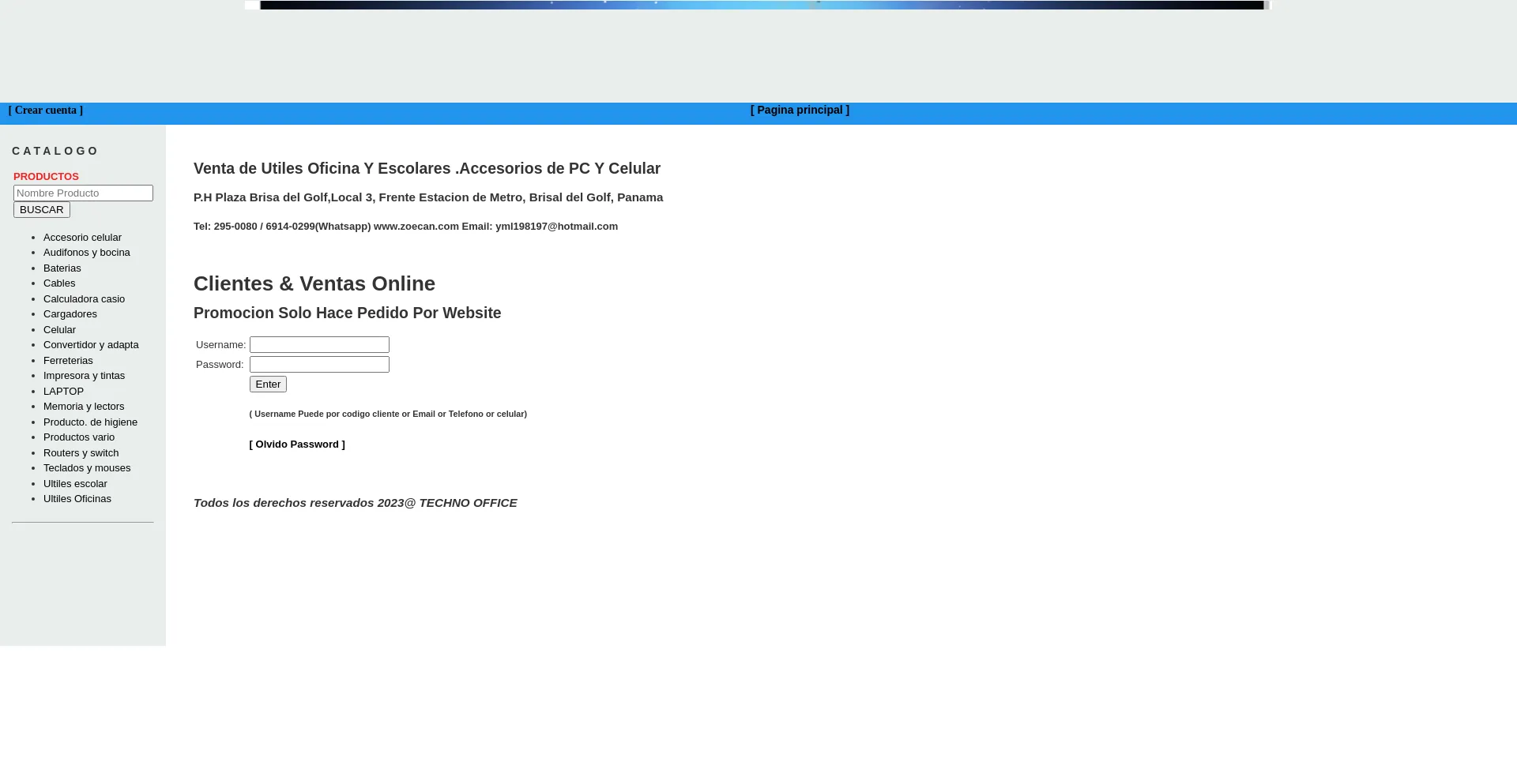 Website screenshot of Techline507.com