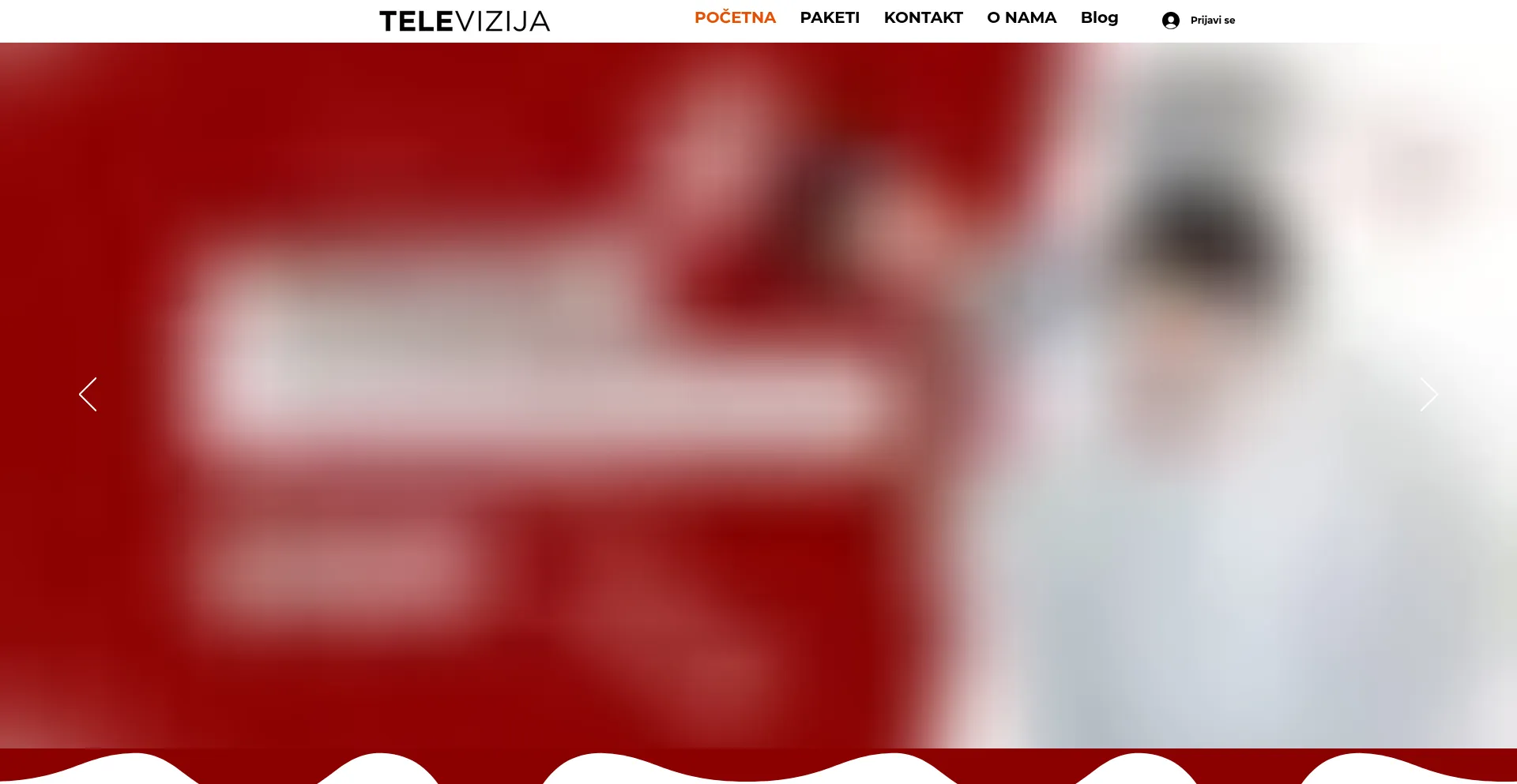 Website screenshot of Televizija.co