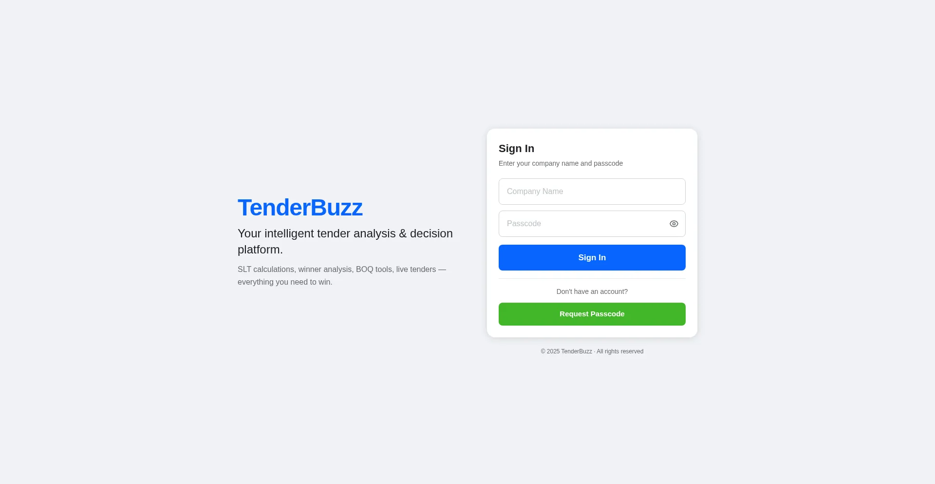 Tenderbuzze.com