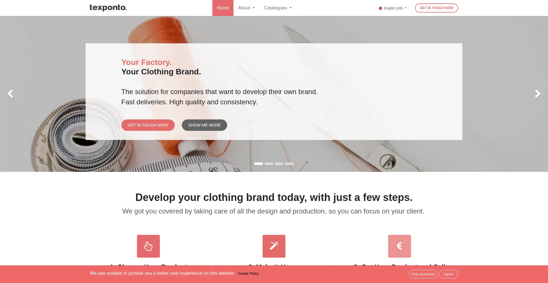 Texponto.com Screenshot