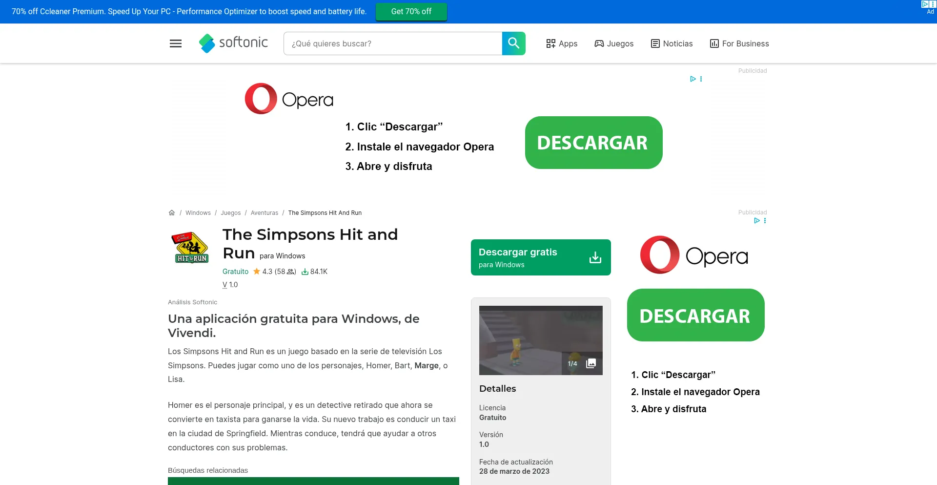 The-simpsons-hit-and-run.softonic.com est-il Sûr et Fiable ?