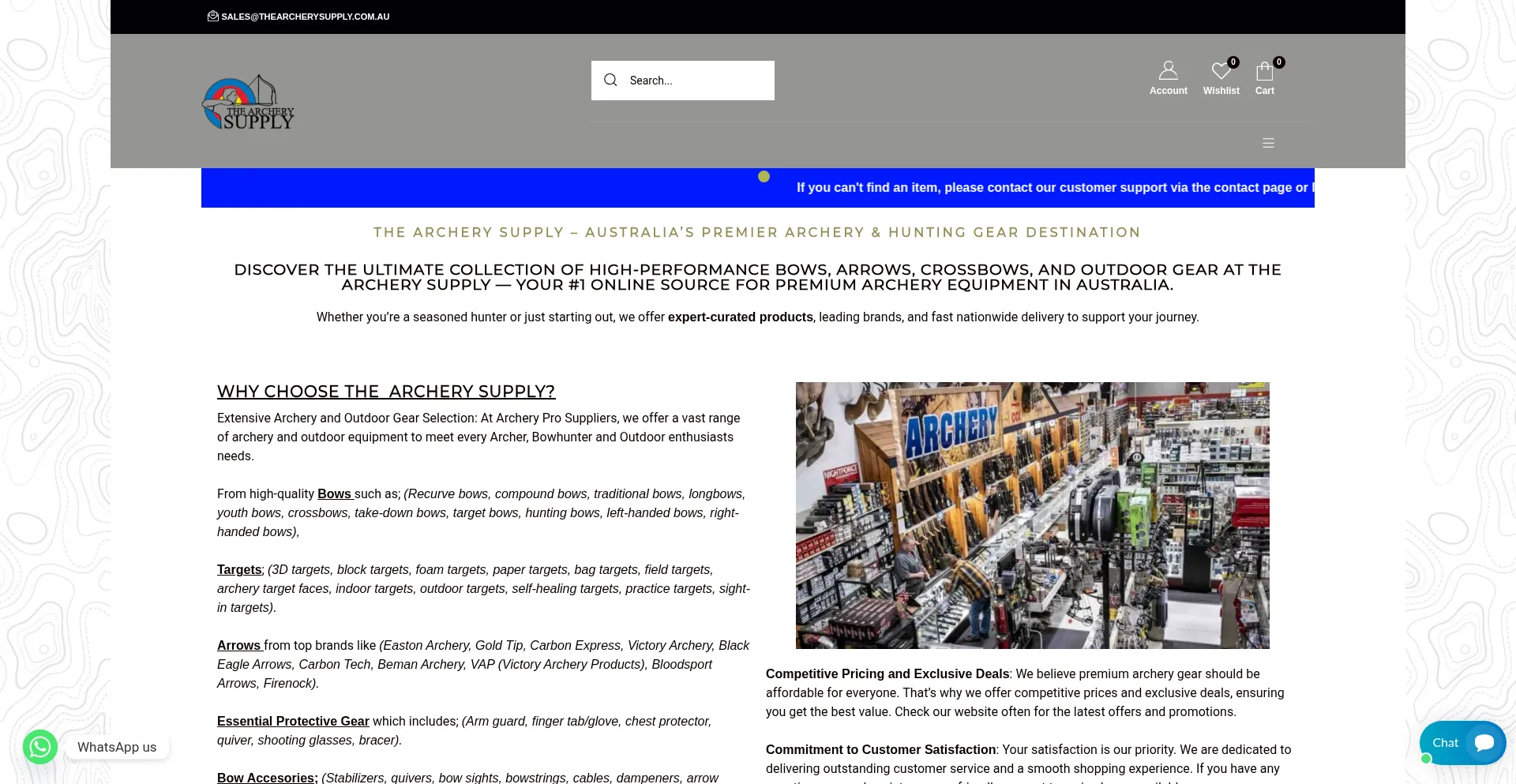 Thearcherysupply.com.au est-il Sûr et Fiable ?