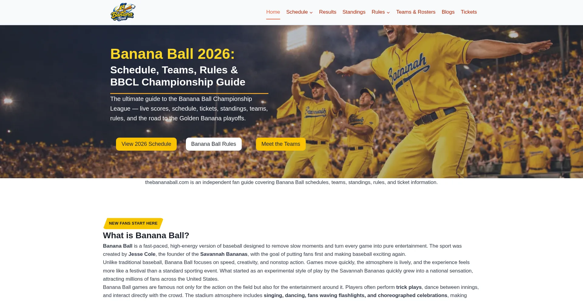 Thebananaball.com