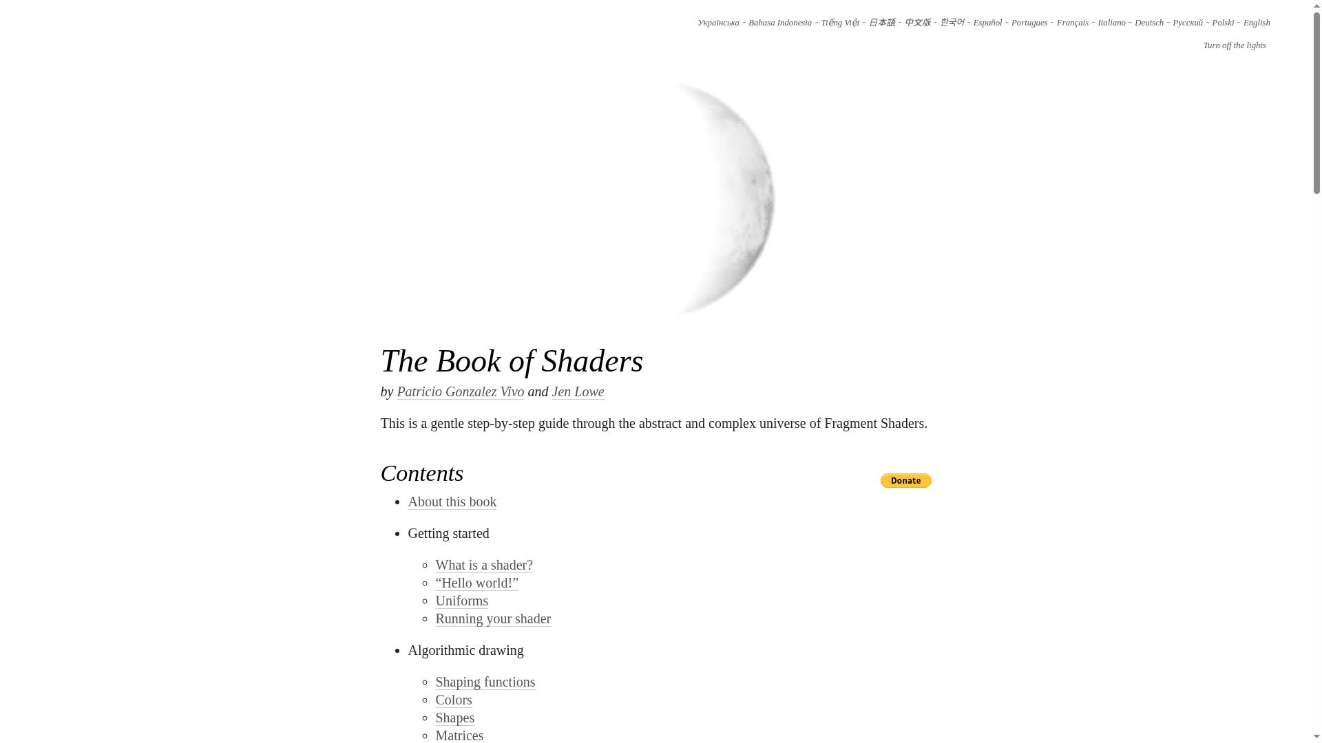 Thebookofshaders.com