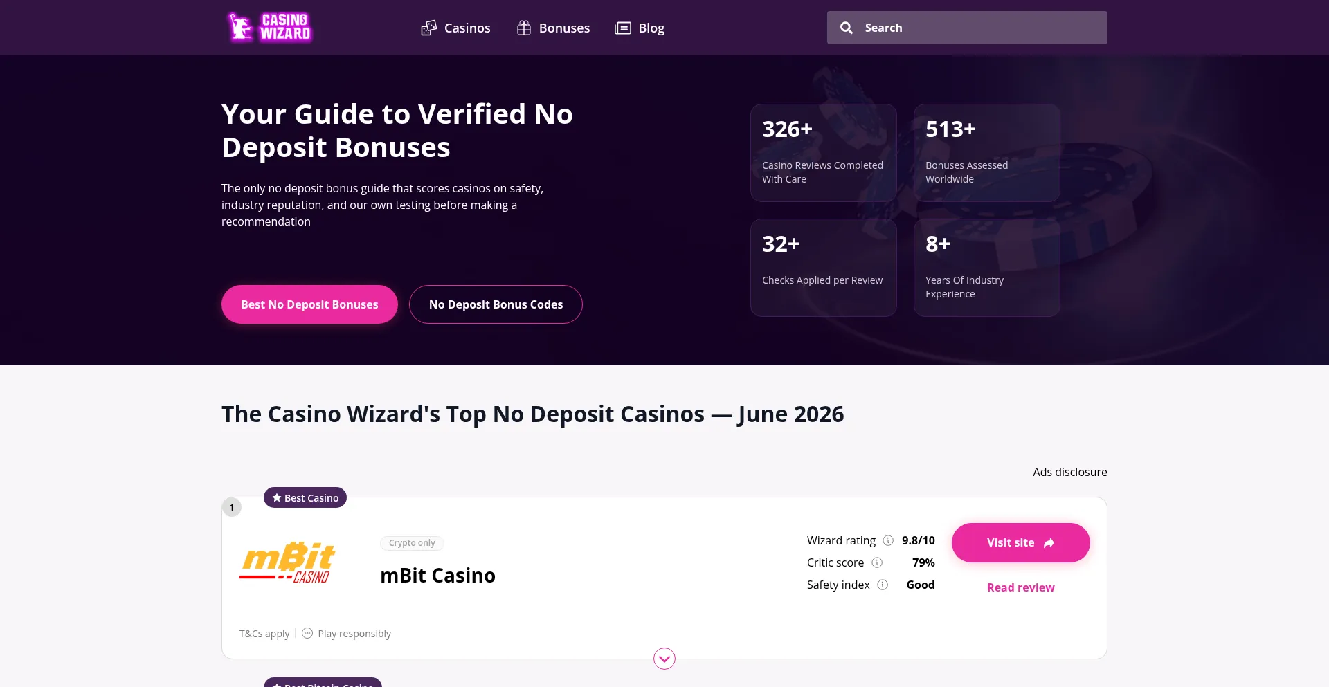 Thecasinowizard.com