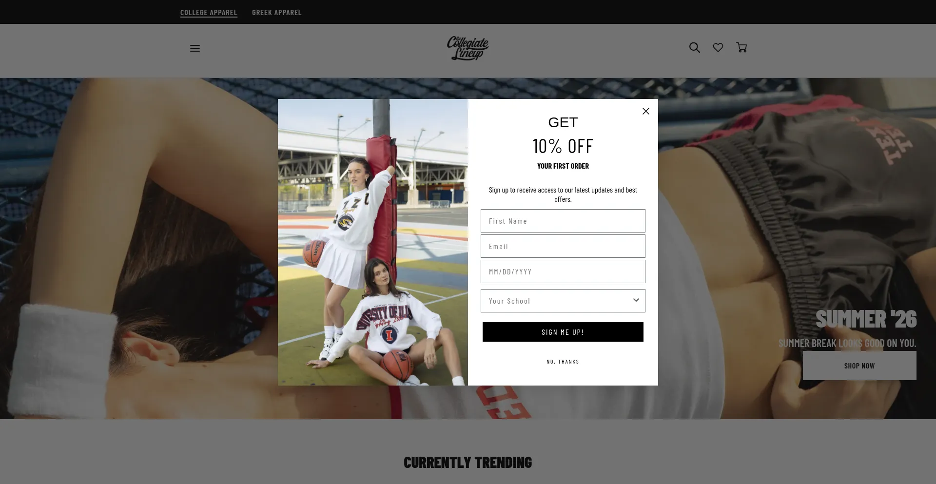 Thecollegiatelineup.com