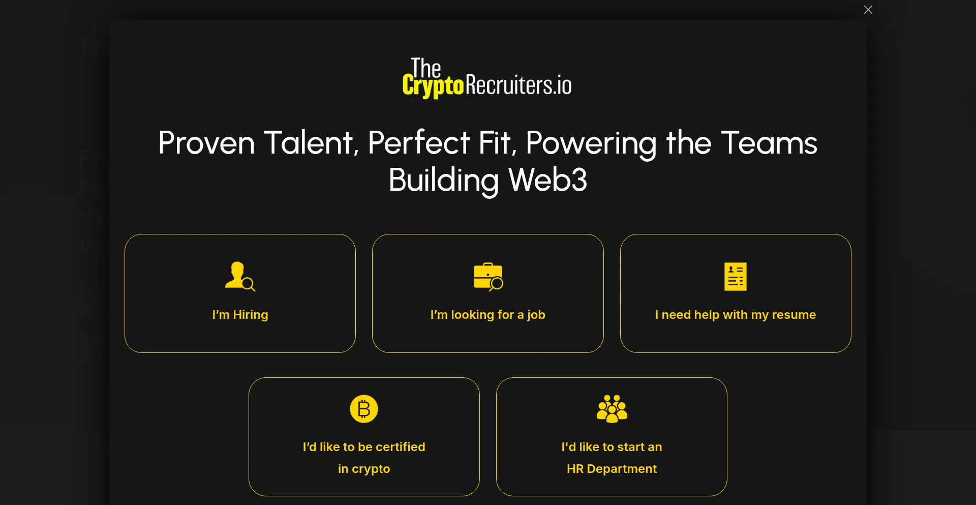 Thecryptorecruiters.io