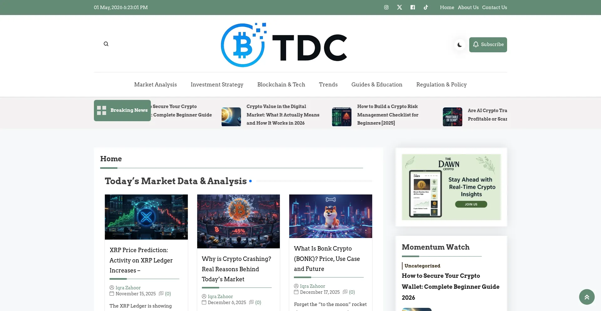 Thedawncrypto.com