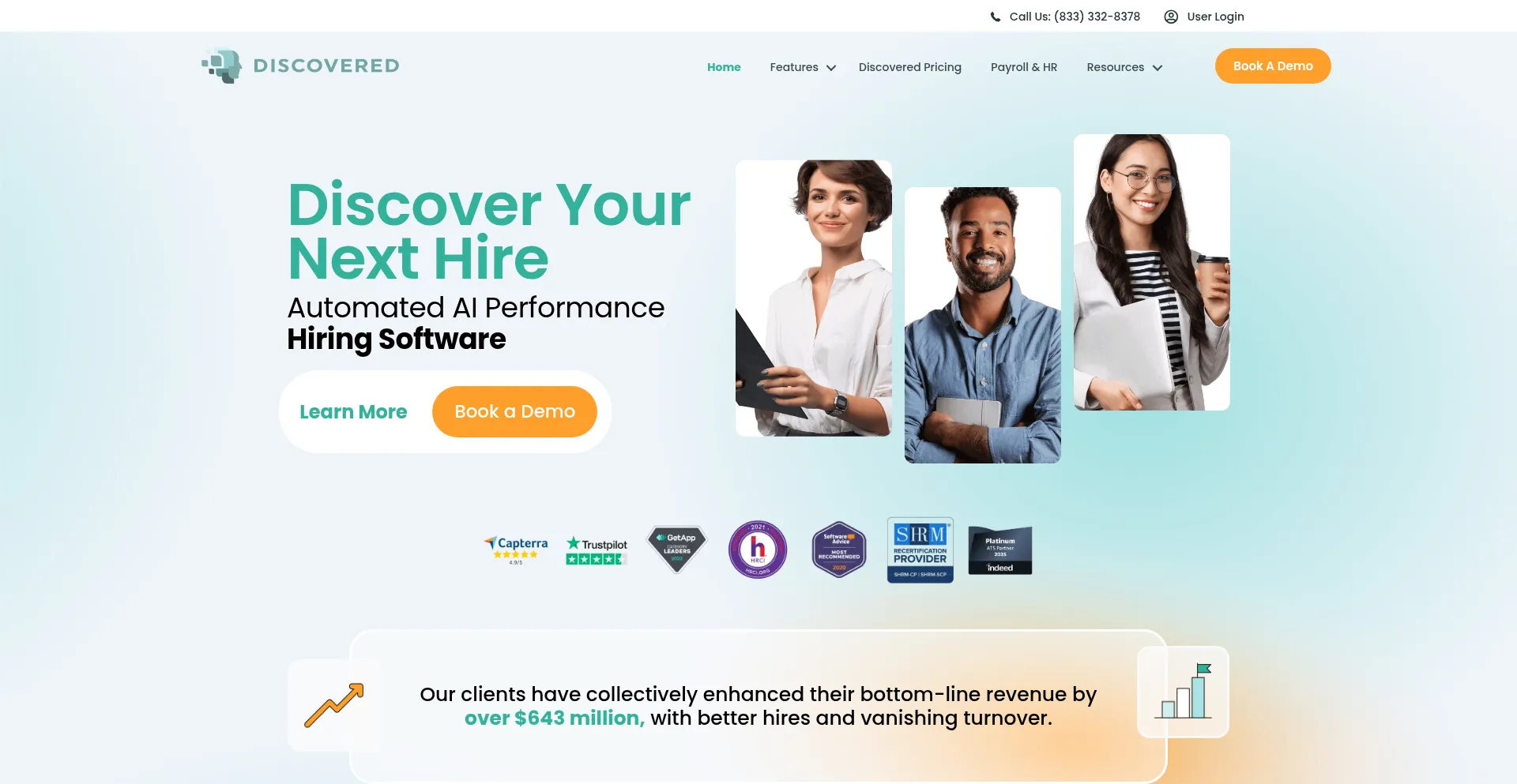 Website screenshot of Thehiretalent.io