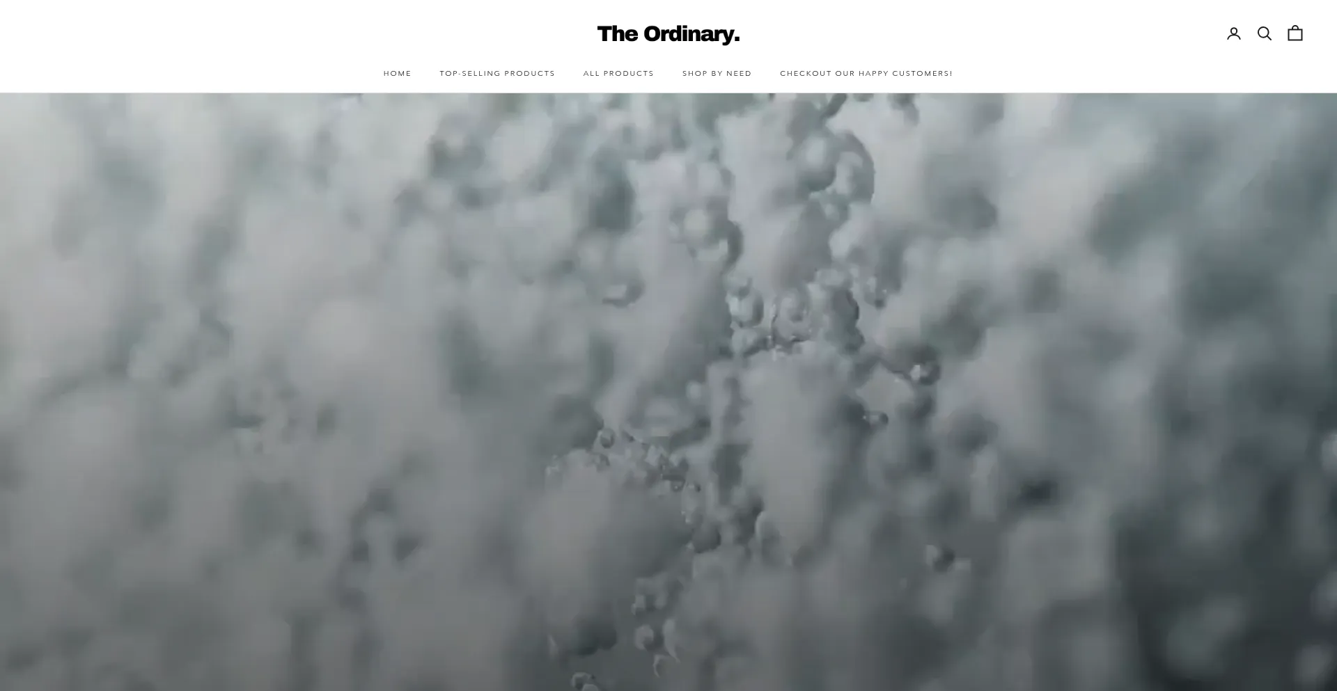 Website screenshot of Theordinaryuae.com