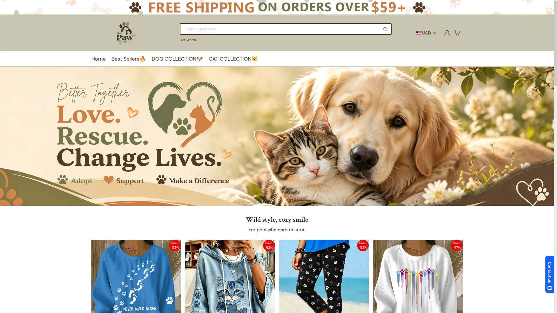 Thepawprojects.com