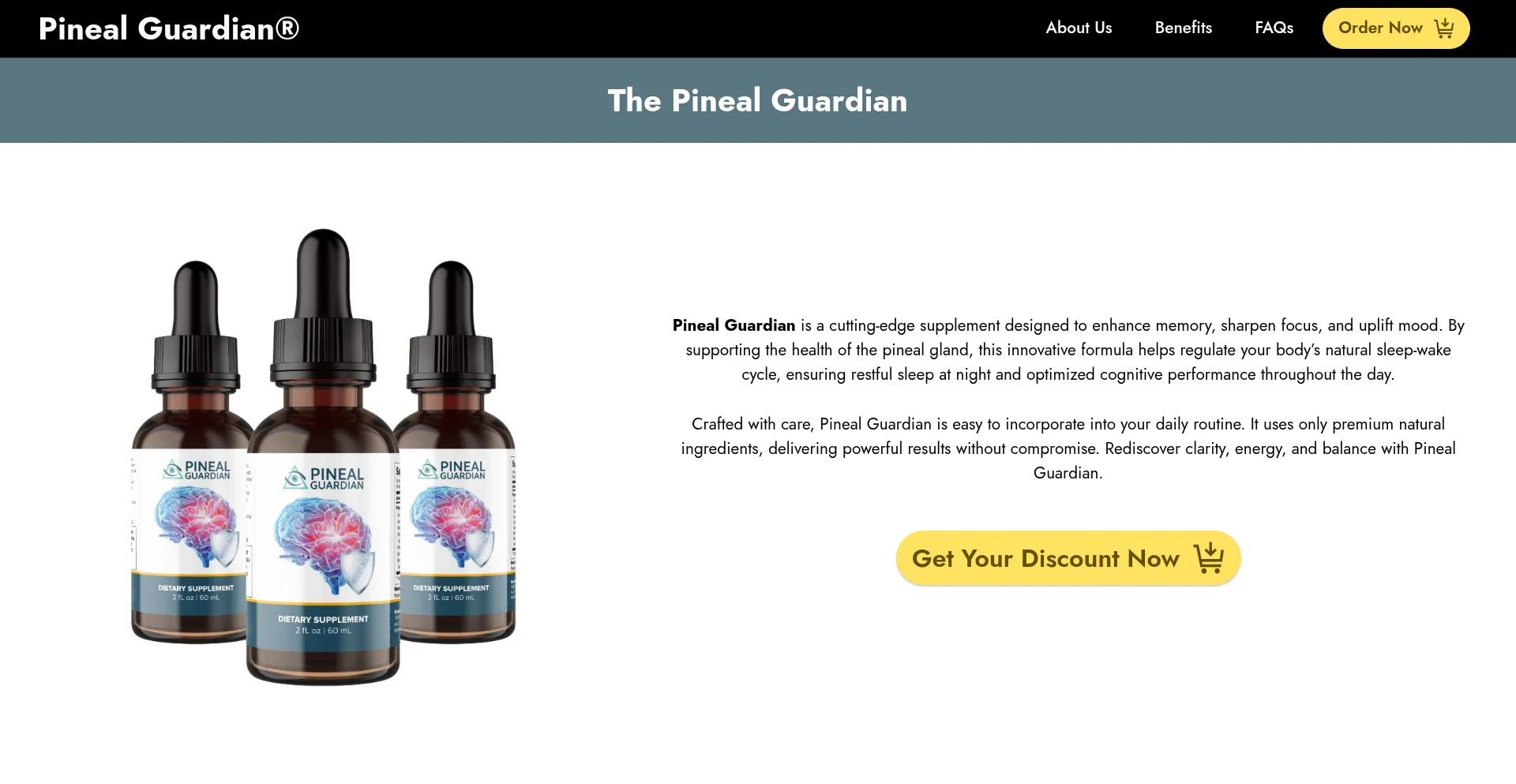Website screenshot of Thepenialguardian.com