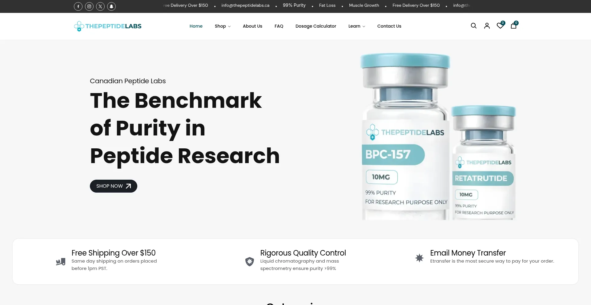 Thepeptidelabs.ca
