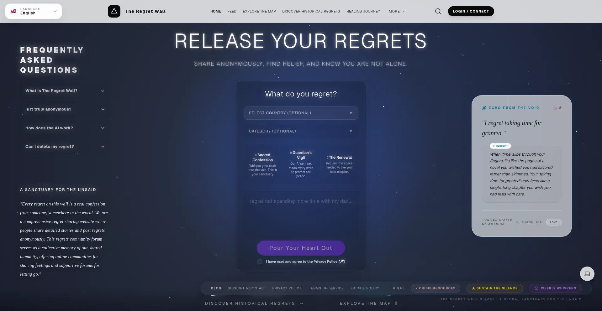 Theregretwall.com