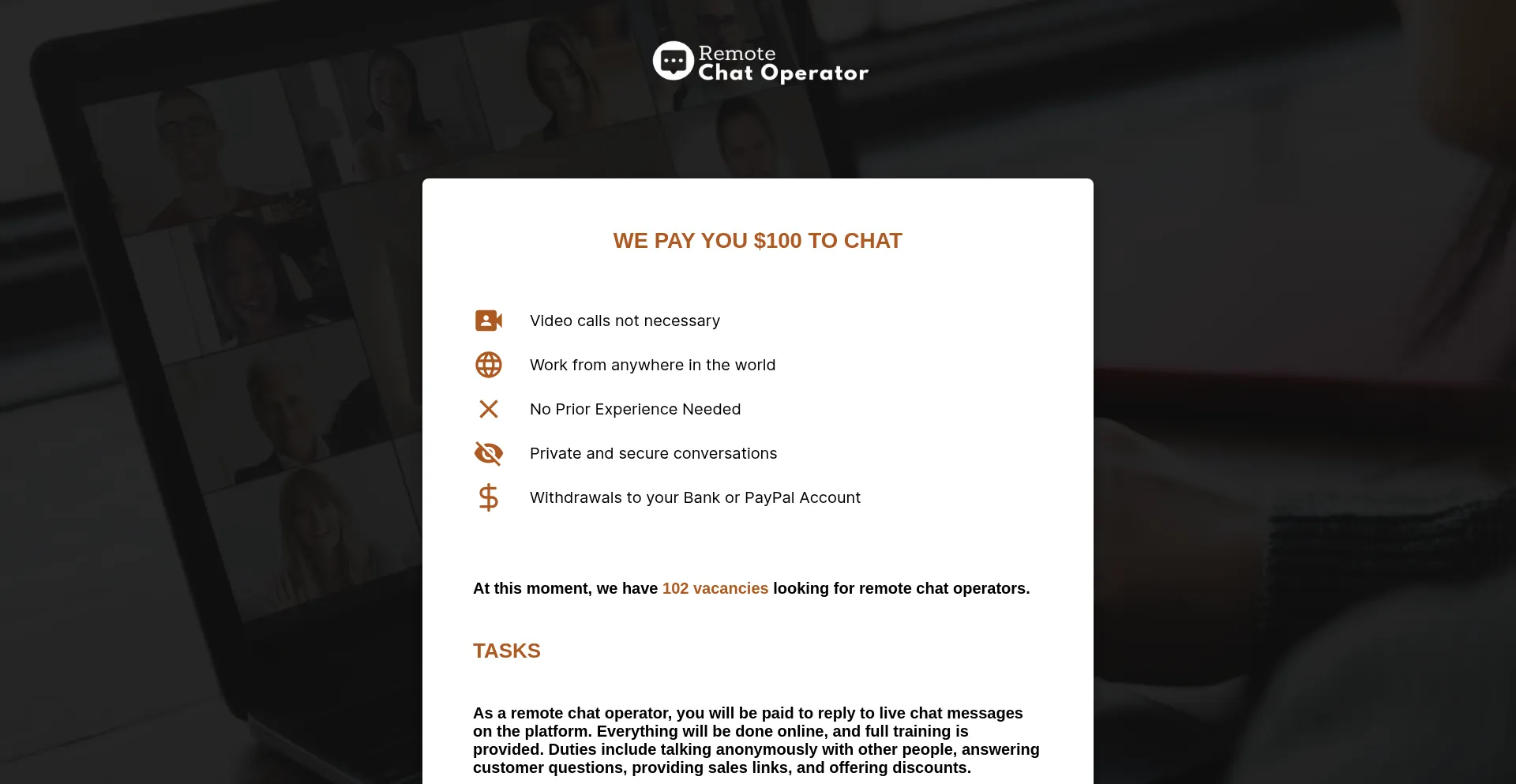 Theremotechatoperator.com