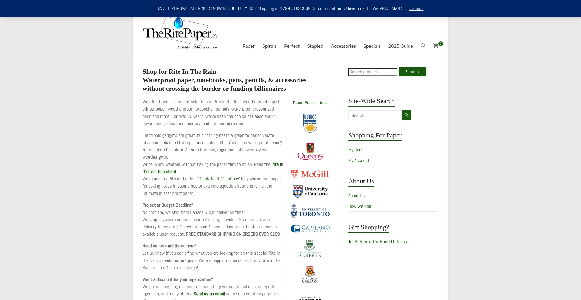 Theritepaper.ca