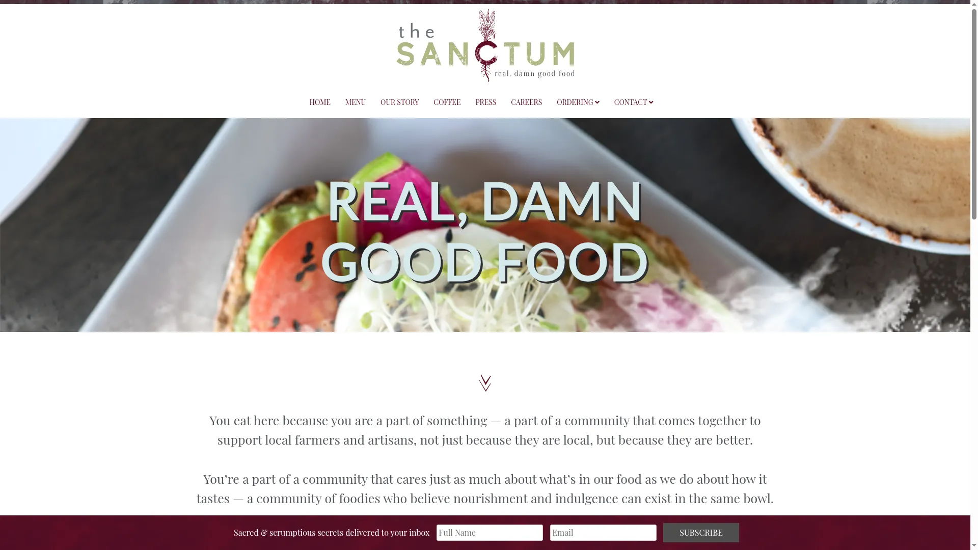 Thesanctumcafe.com