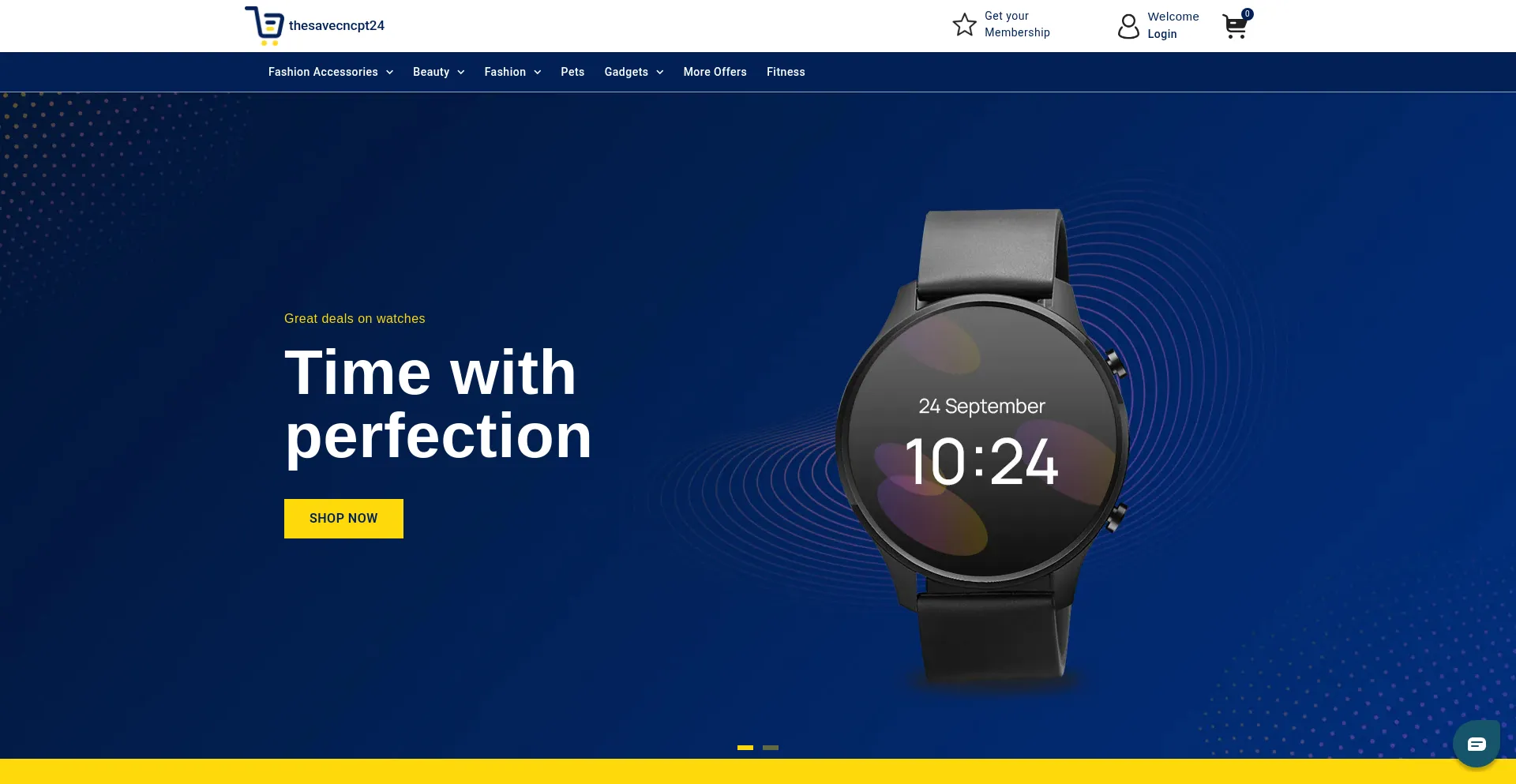 Website screenshot of Thesavecncpt24.com