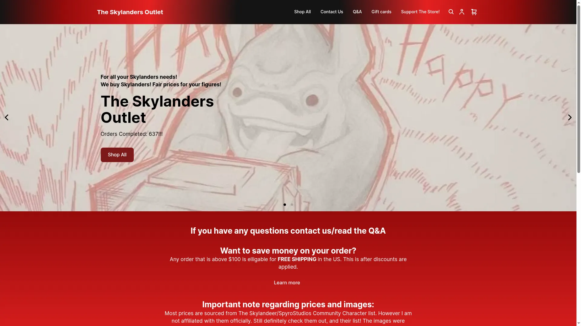 Theskylandersoutlet.com