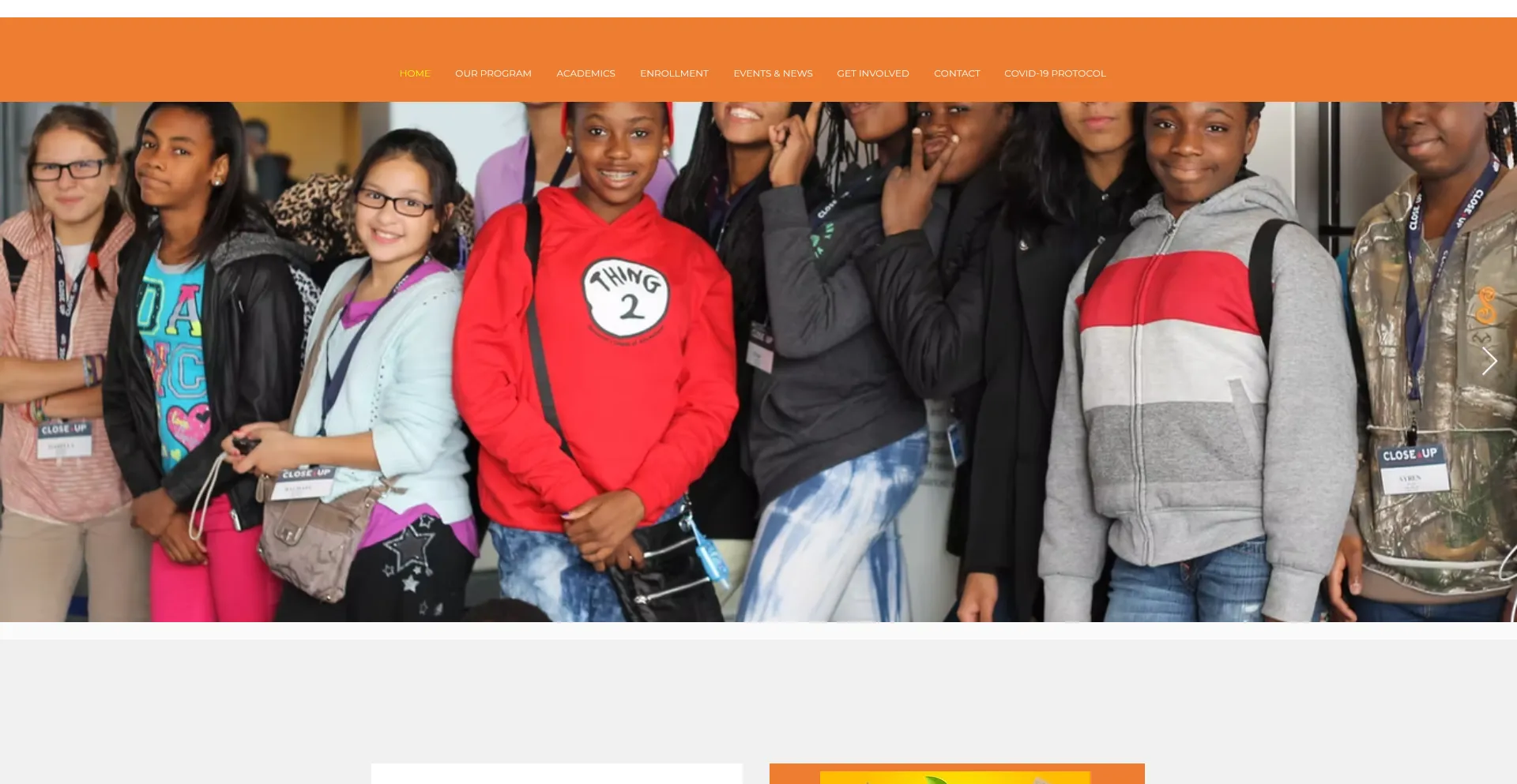 Website screenshot of Thestartprogram.net