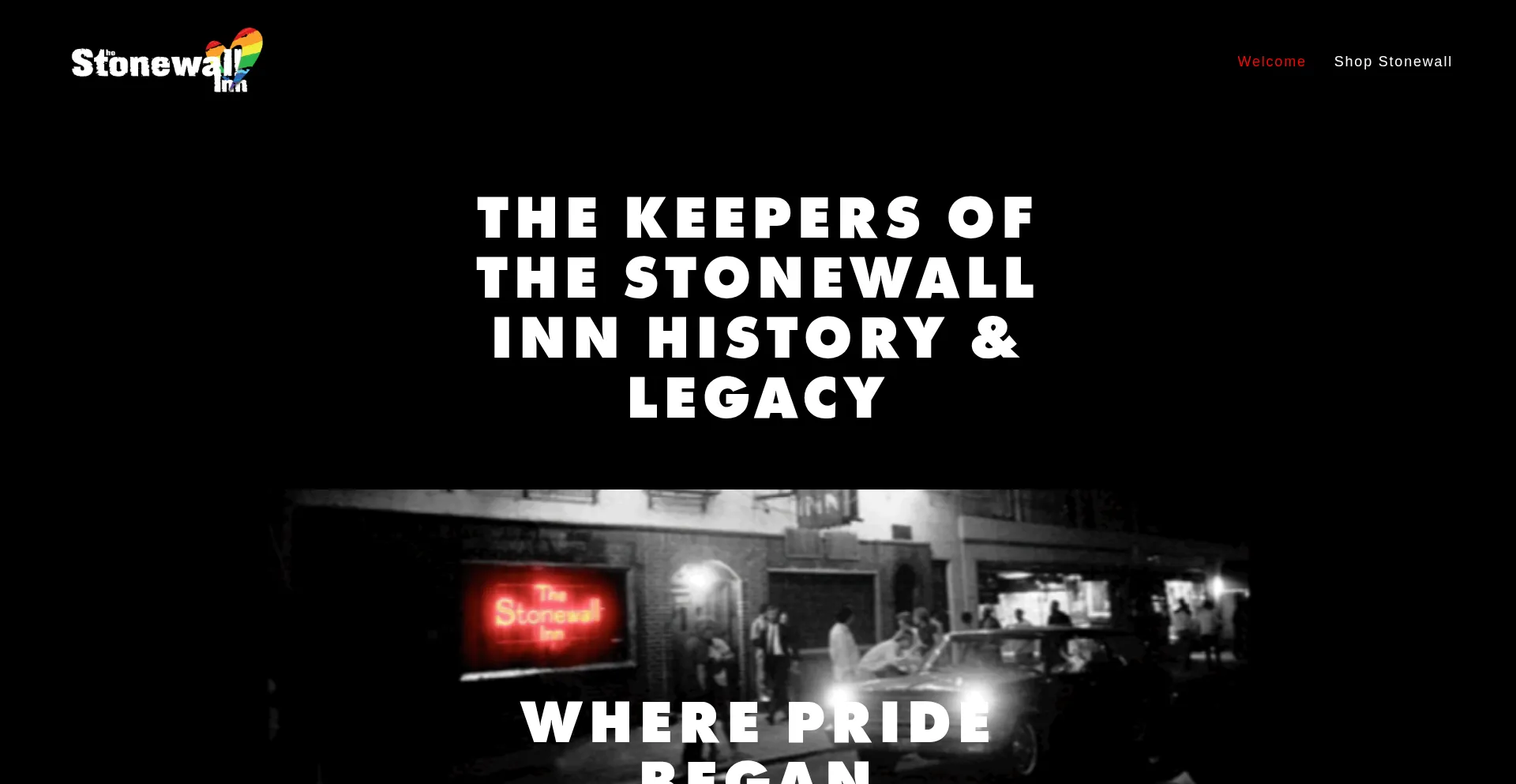 Website screenshot of Thestonewallinnnyc.com