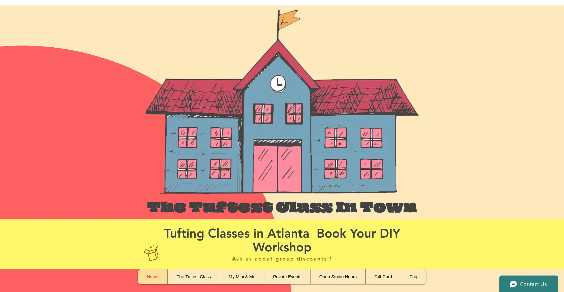 Website screenshot of Thetuftestclassintown.com