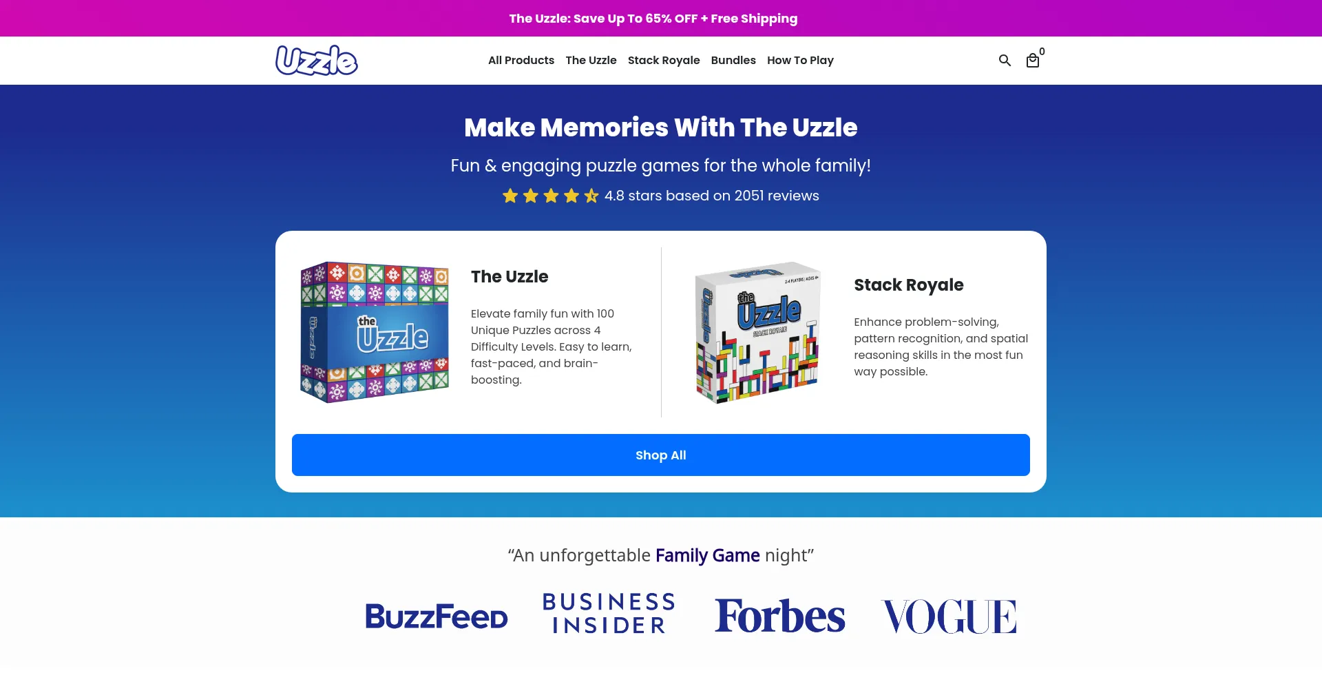 Theuzzle.com Screenshot