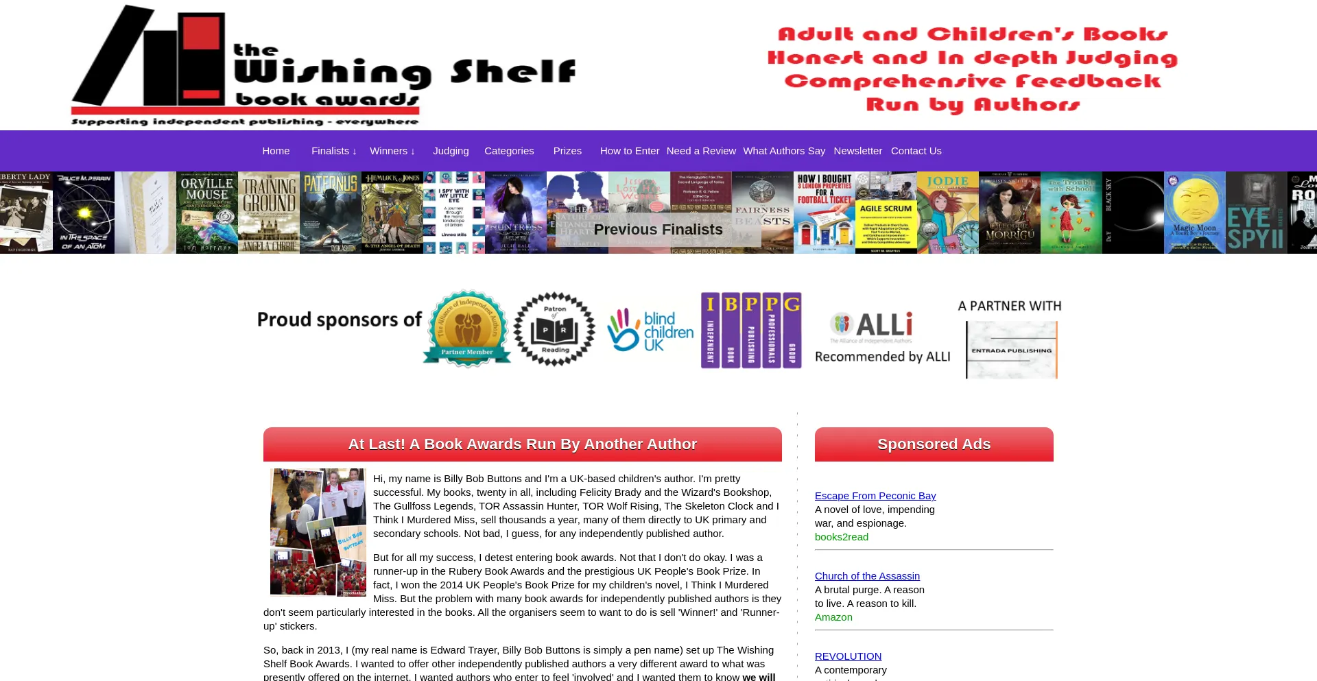 Website screenshot of Thewsa.co.uk