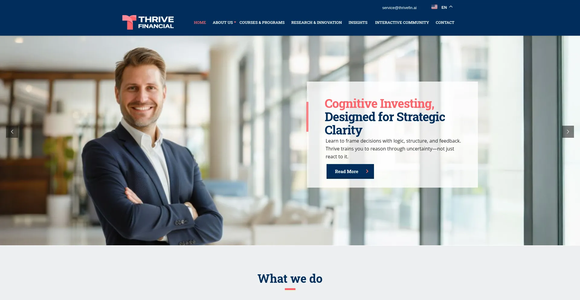 Thrivefin.ai Screenshot