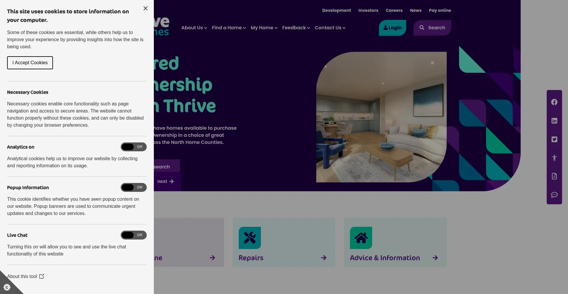 Thrivehomes.org.uk est-il Sûr et Fiable ?