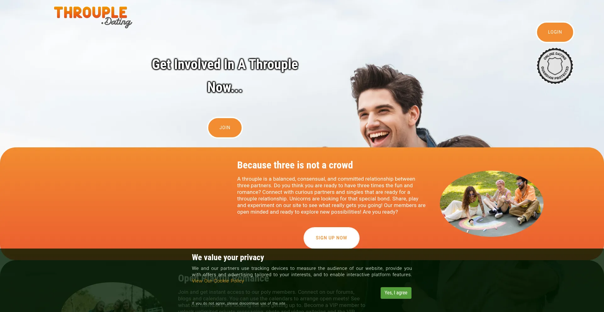 Throuple.dating