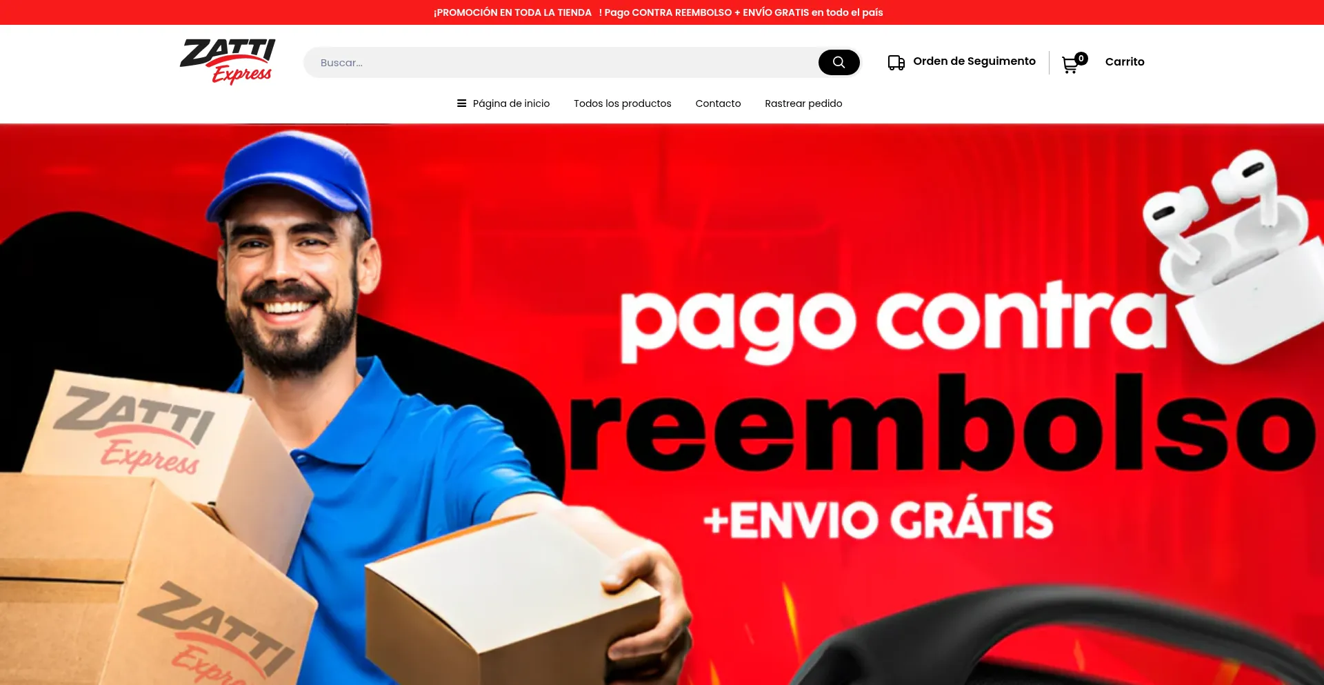 Website screenshot of Tiendaespana.online