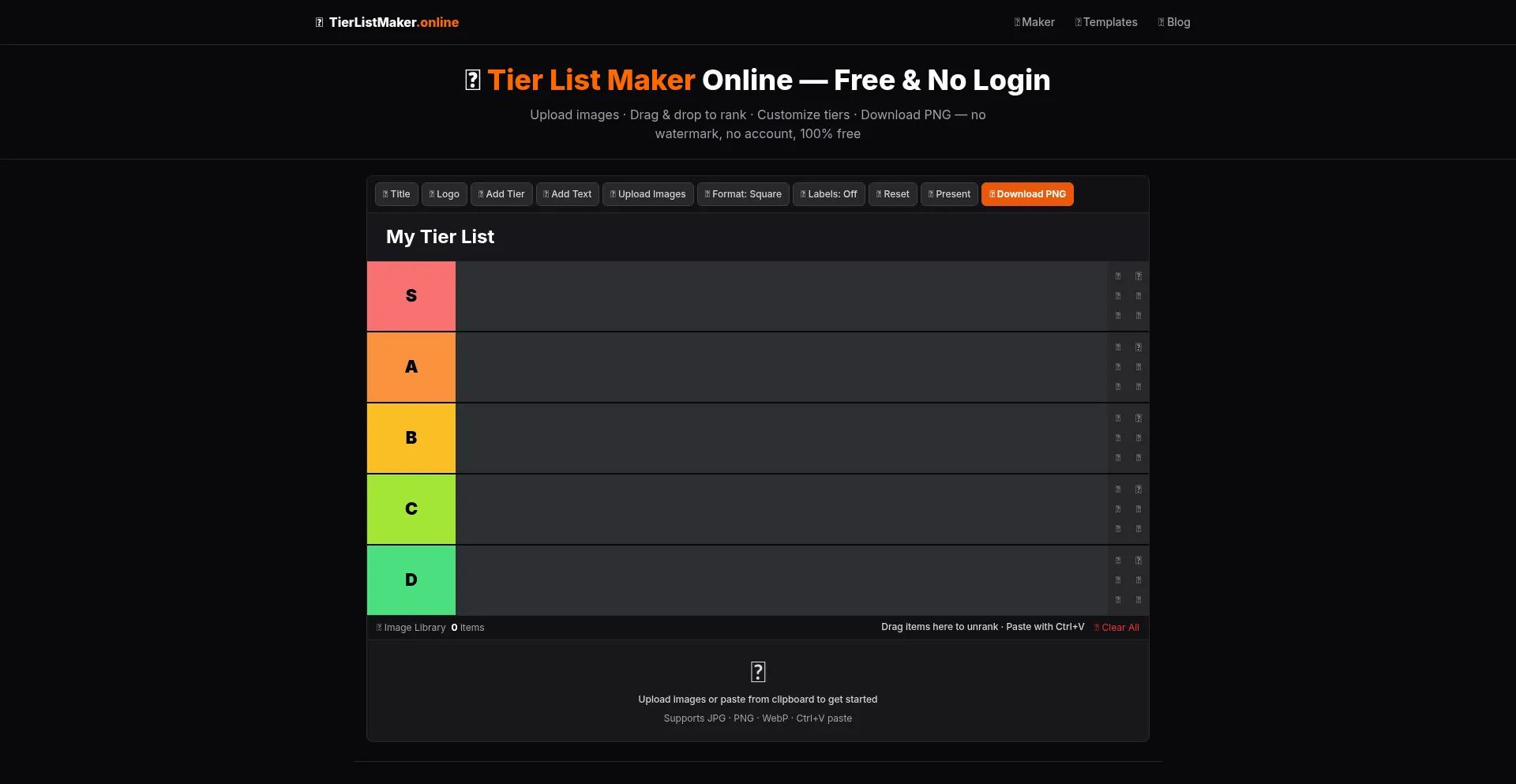 Tierlistmaker.online