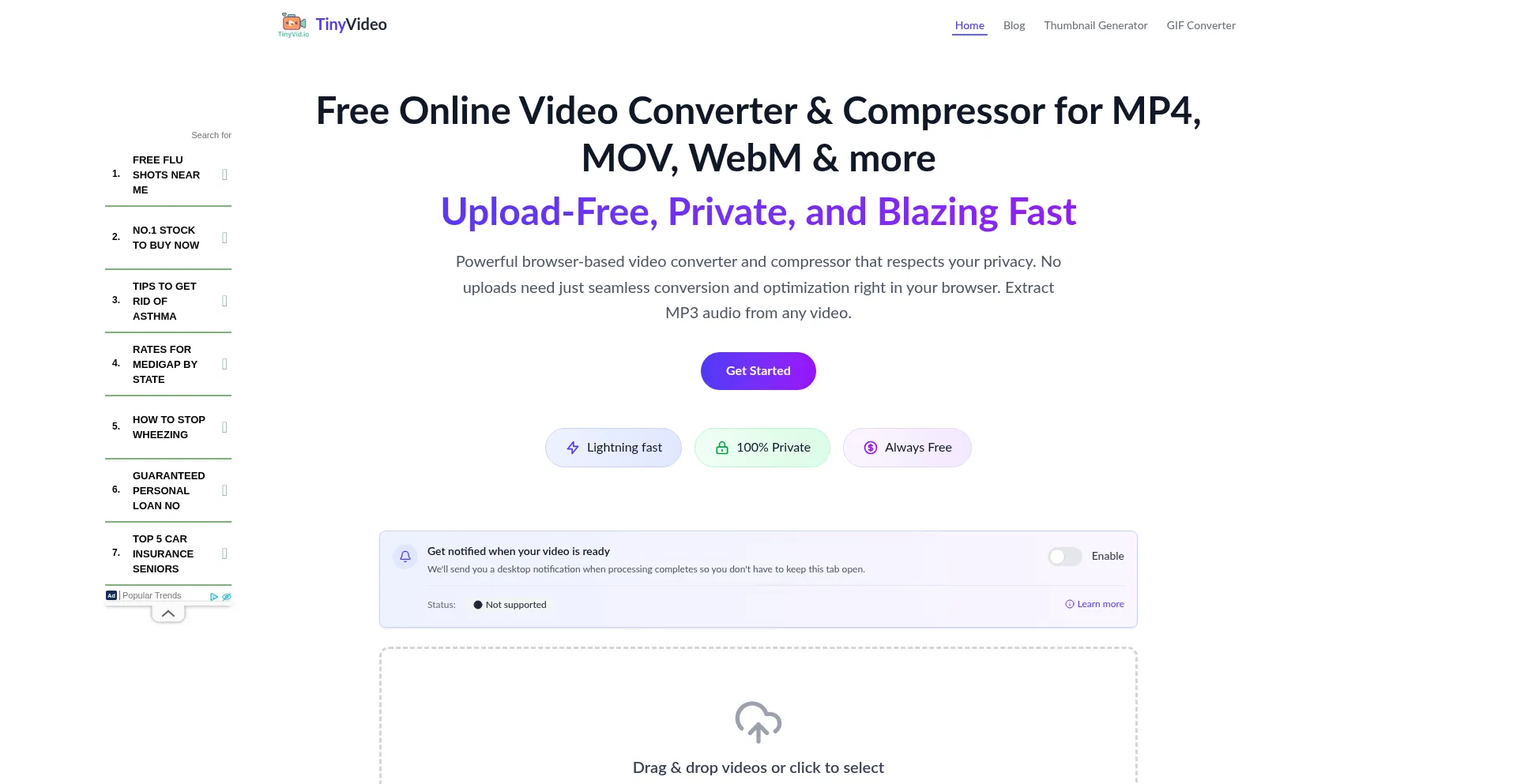 Tinyvid.io est-il Sûr et Fiable ?