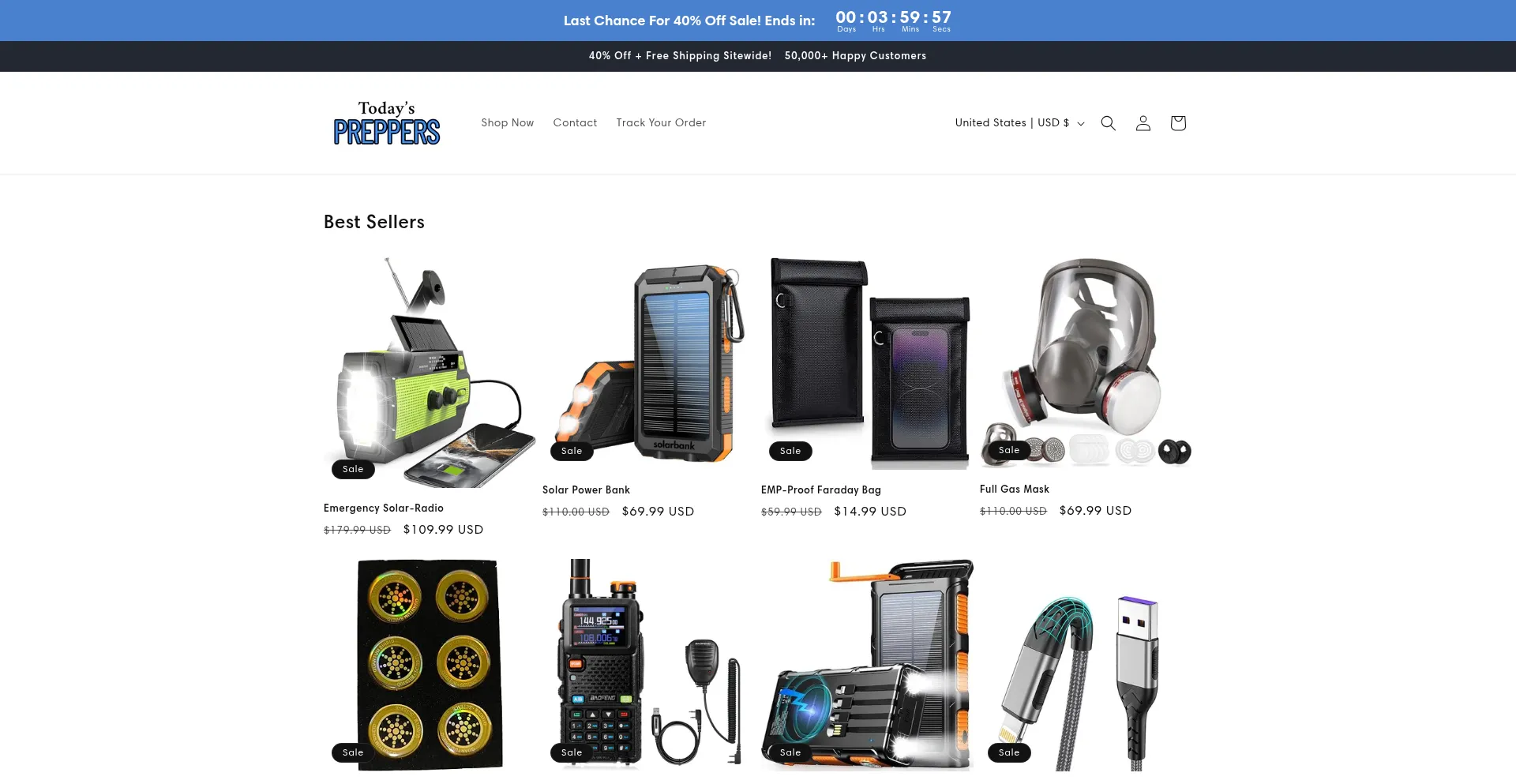 Todayspreppers.shop est-il Sûr et Fiable ?