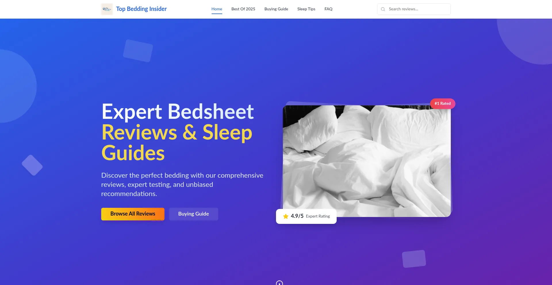 Topbedsheetreviews.com