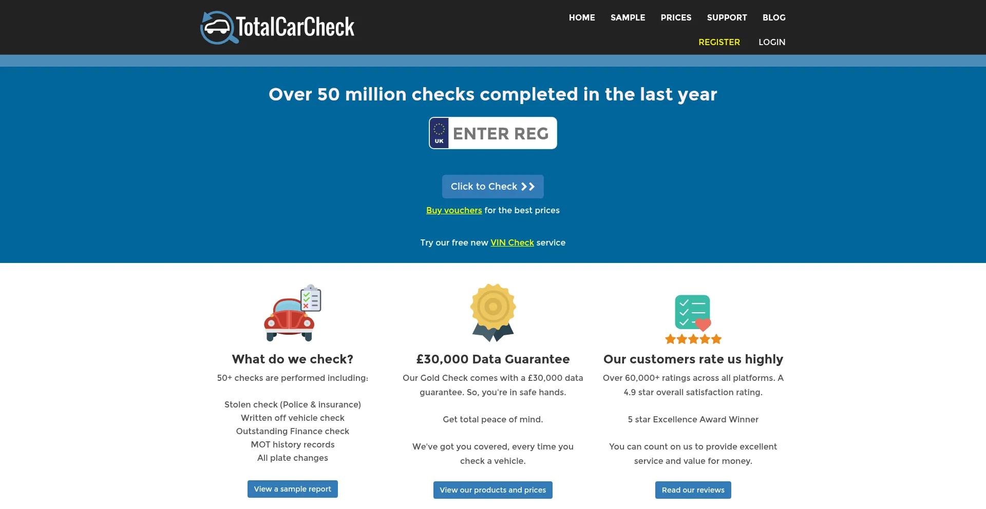 Totalcarcheck.co.uk est-il Sûr et Fiable ?