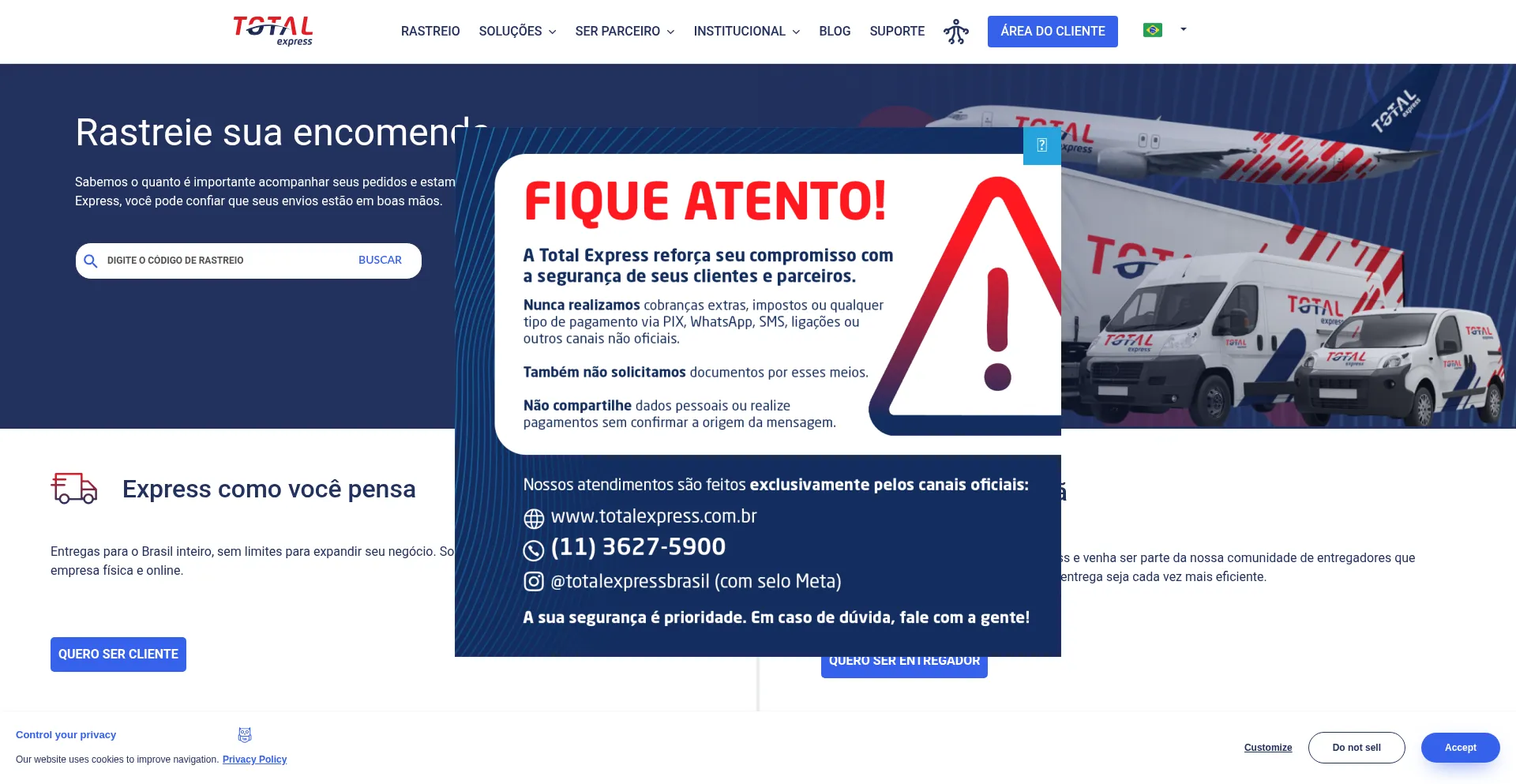 Totalexpress.com.br est-il Sûr et Fiable ?