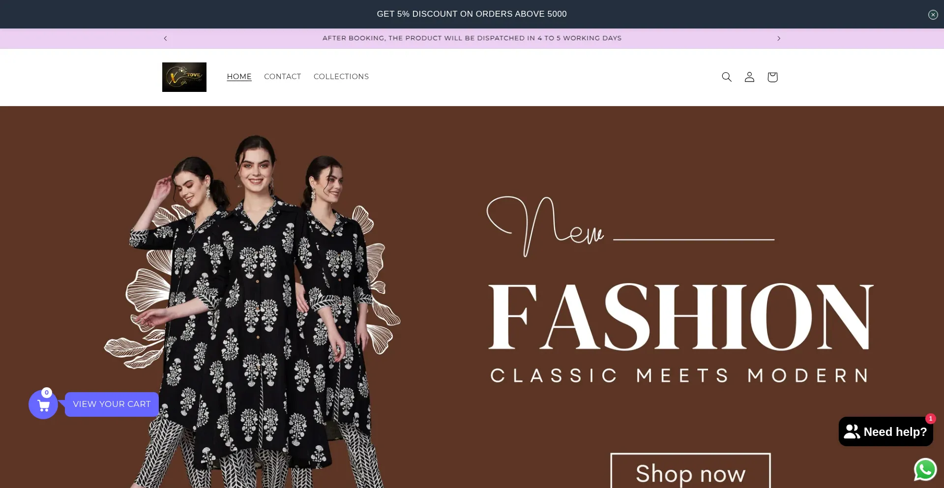 Website screenshot of Tovefashion.com