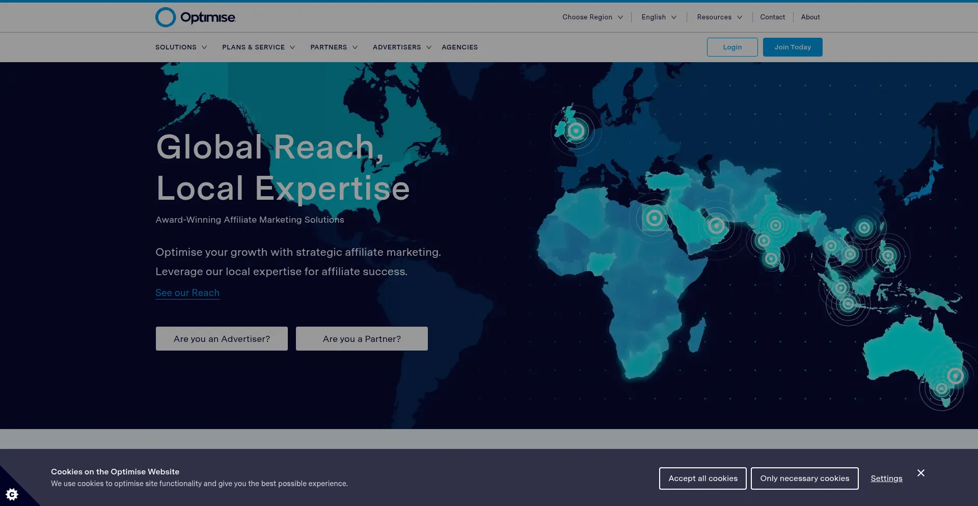 Website screenshot of Track.omguk.com