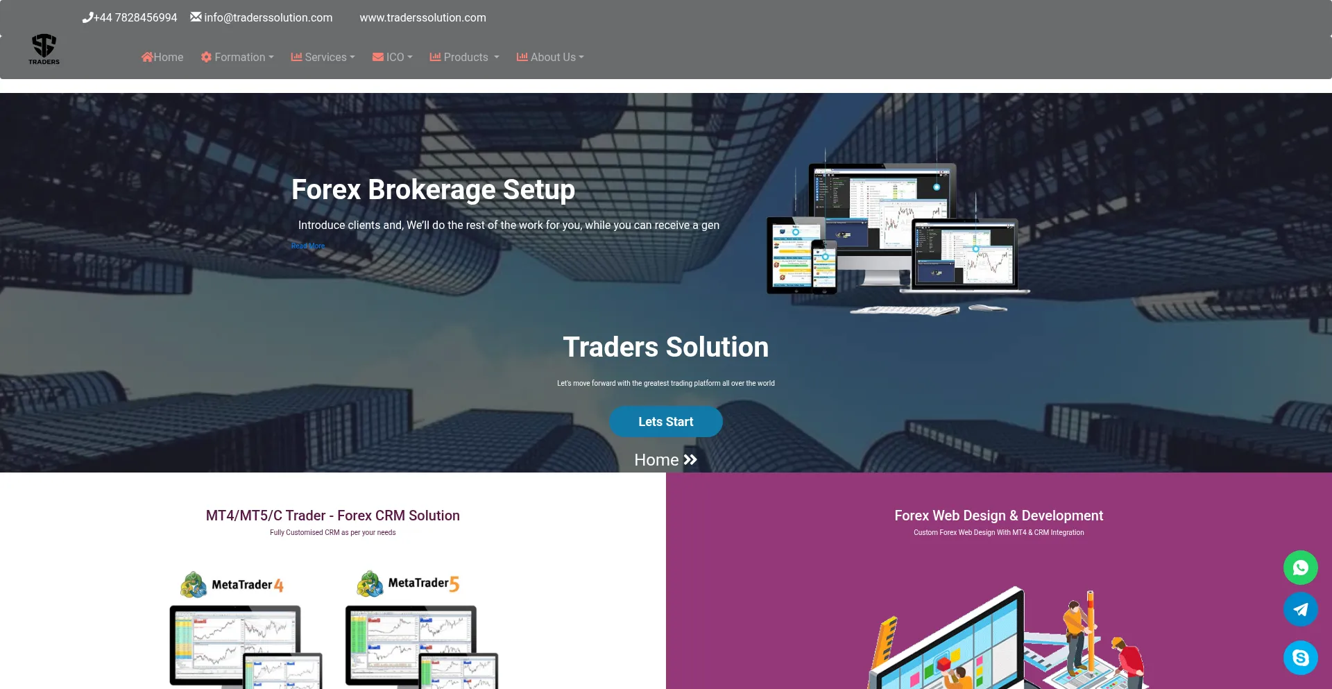 Traderssolution.com Screenshot