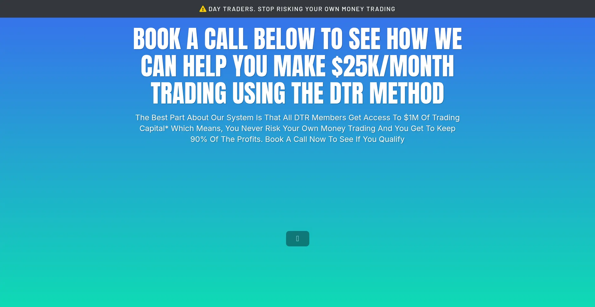 Website screenshot of Tradewithmichael.online