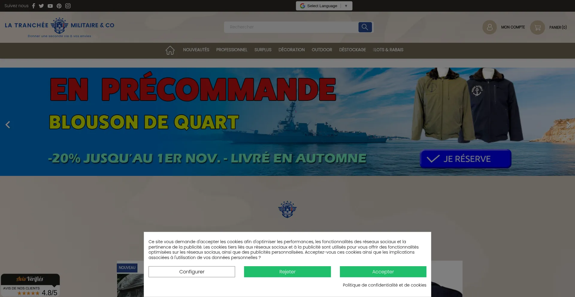 Trancheemilitaire.com est-il Sûr et Fiable ?