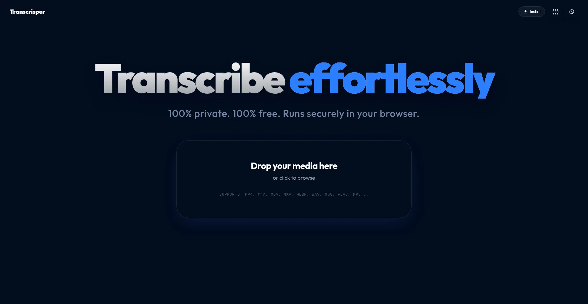 Transcrisper.com