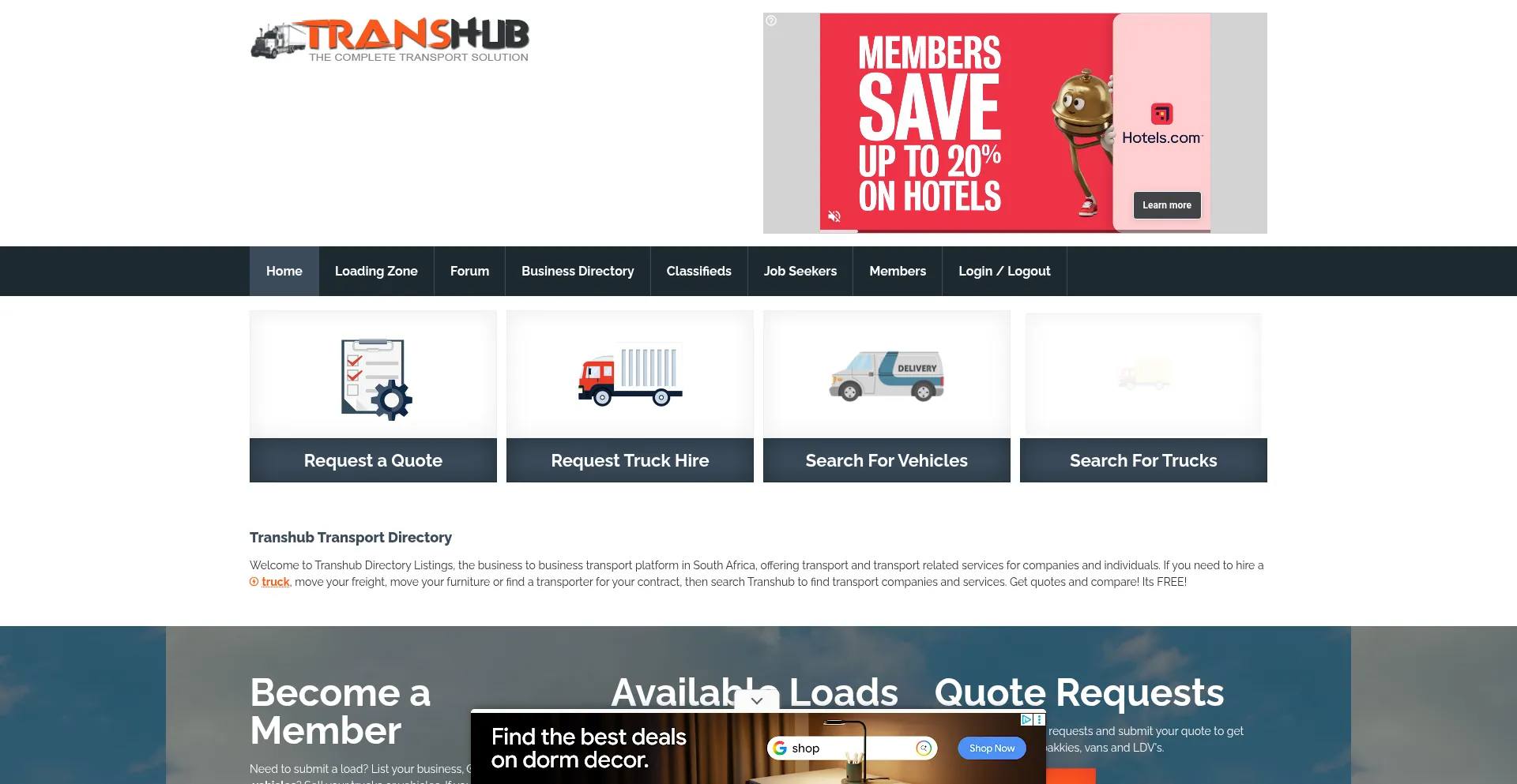 Transhub.co.za est-il Sûr et Fiable ?