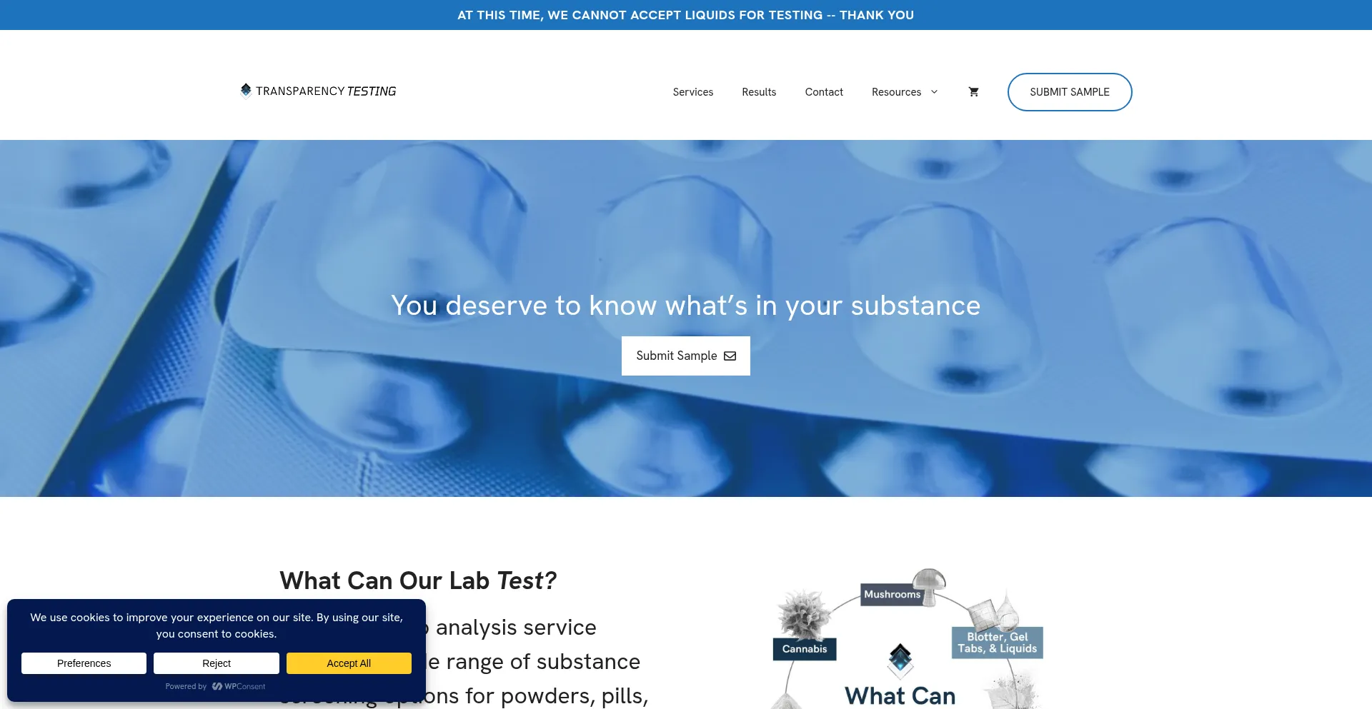Transparencytesting.com